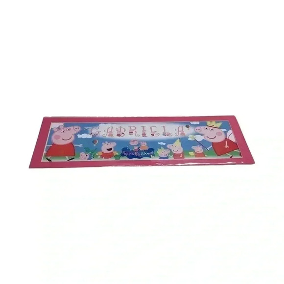 Peppa pig name wall sign Gabriela - Picture 1 of 1